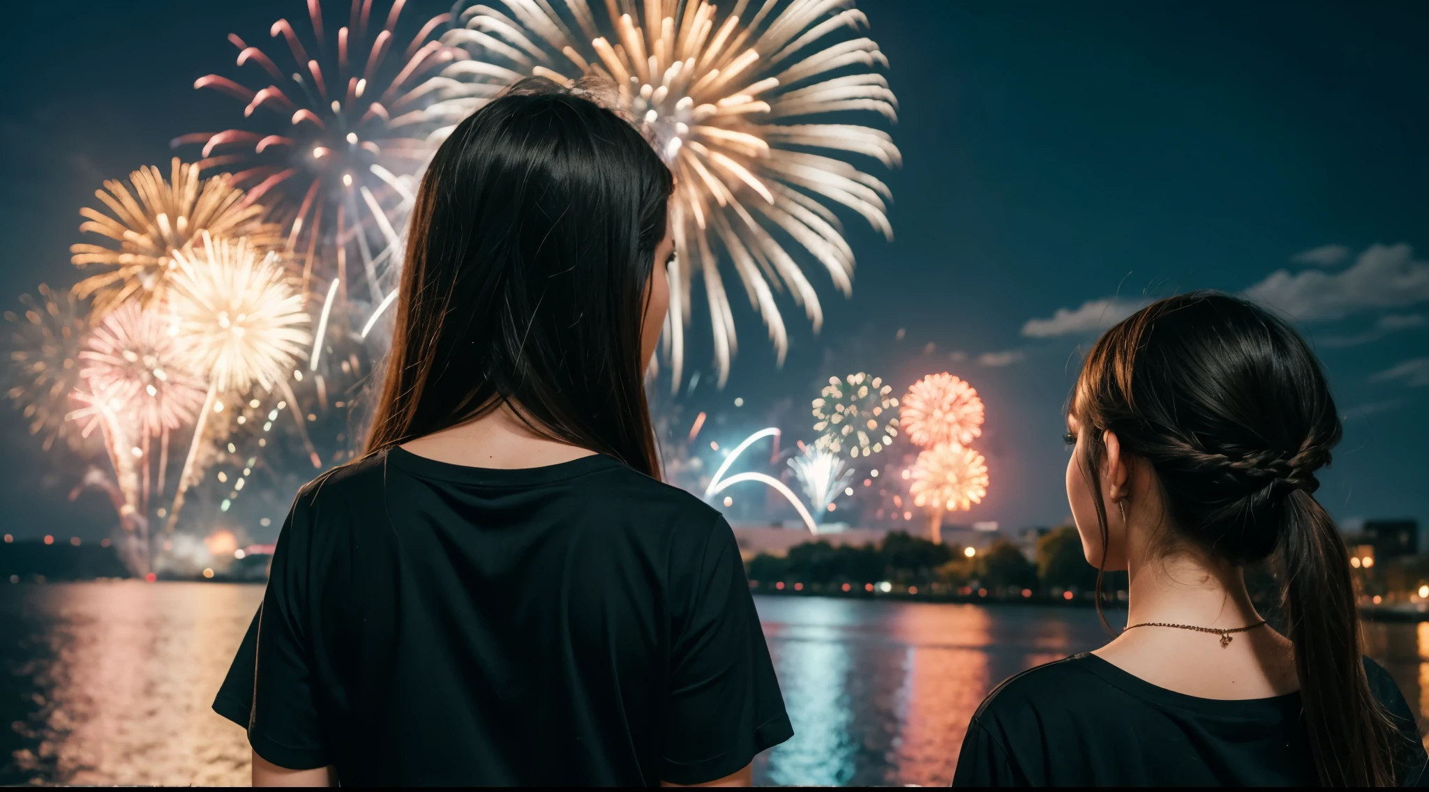 FIREWORKS , There is a GIRL in a black shirt,