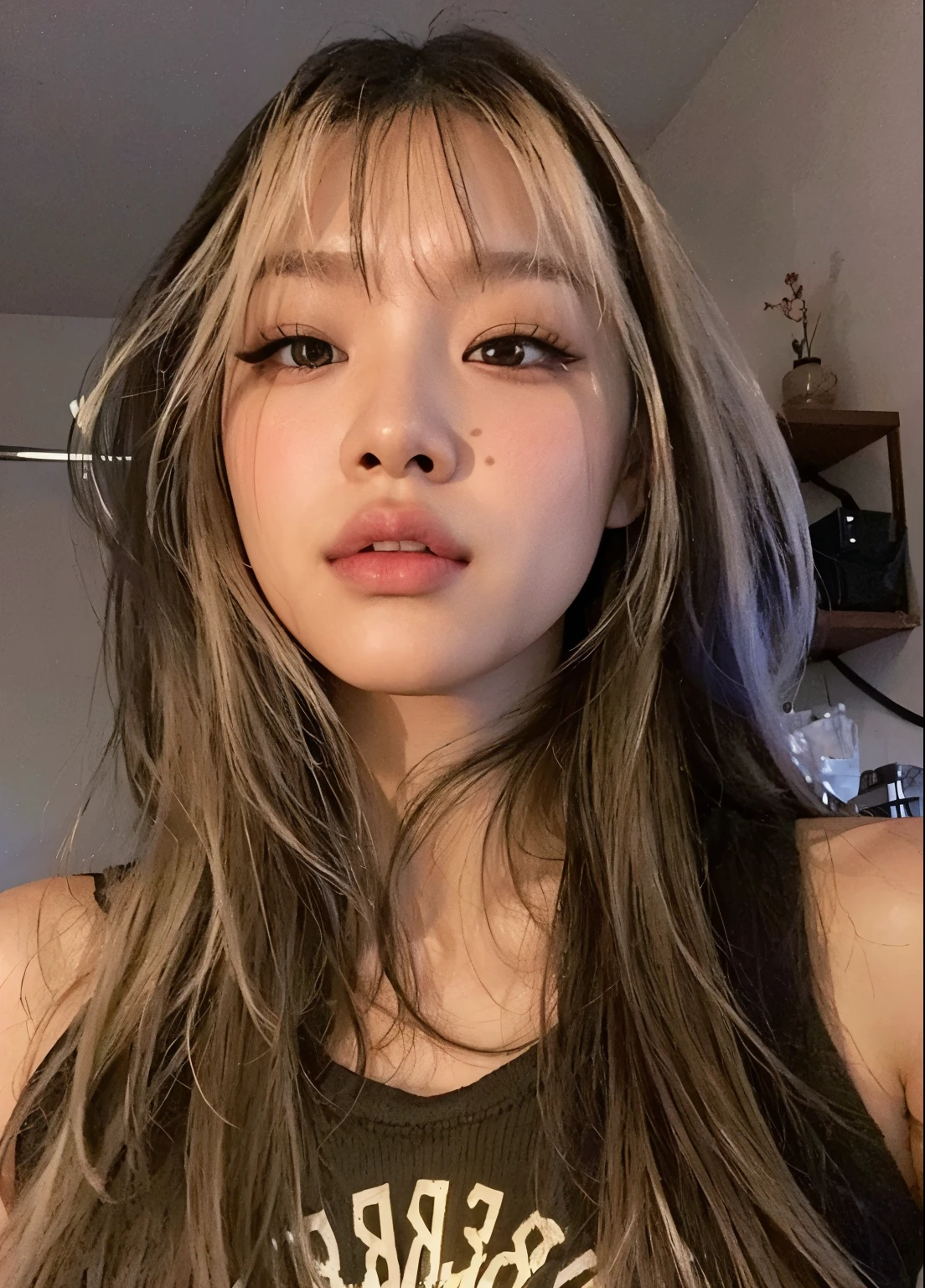 Jennie Blackpink, Asian girl, Asian women, com longos cabelos escuros, beautiful Asian girl, com cabelos pretos, com cabelo preto liso, com longos cabelos pretos, cabelos pretos longos e finos, roupas pretas estanques, vestindo roupas pretas, cabelos negros, an Asian woman, seios grandes