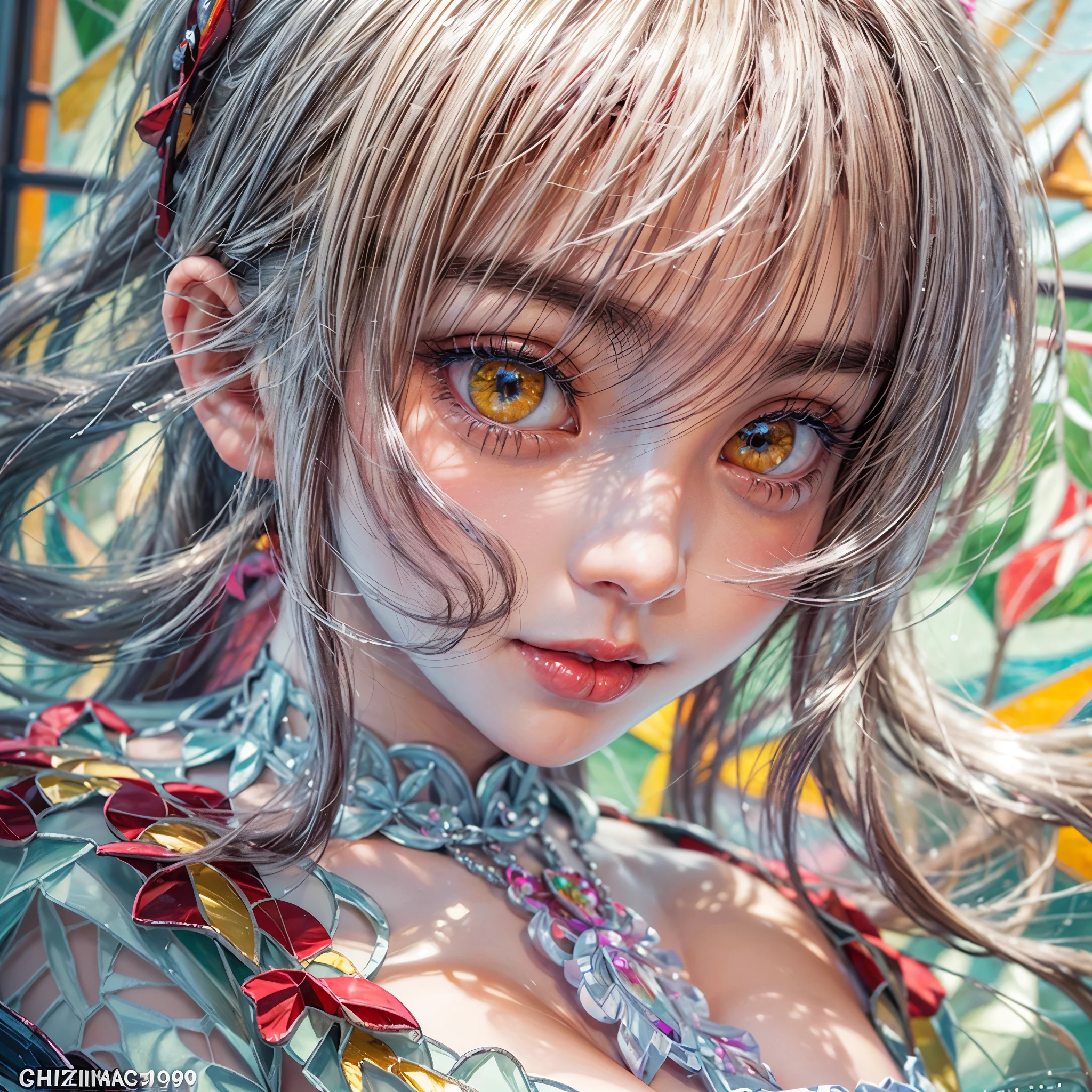 (NSFW:-0.98) . White and Red, (Dazzling colorful light pours down and reflects:1.2), (Physically-based Rendering with incredible detailed Textures), Award-winning Masterpiece of professional Analogue photograpy, { (((Photorealistic:1.37))) | (Hasselblad with F2.8) }, (((Acutance:0.85, Dynamic- Closeup:1.37), { from below | from side } )) . (KAWAII girls in (school uniform)) with visible Overflowing Cleavage and Navel without bra . (((Extremely detailed KAWAII face variations)) with joyful expressions), { Glossy cute Lips Closeup | Detailed natural eyes with sparkling highlights and long eyelashes | Rosy cheeks | Navel | (pretty Ass) | (Overflowing underboob) | Oiled ivory skin Details | White panties with (blood seeping only in crotch area) | ((full of Flowers covering girl's body:1.15)) | (((Dazzling colorful stained glass with stunning elaborate details:1.2))) | Mystic sight | A Halo ling in the air | God rays | Haze | Lens flare } . Ultra-detailed, (Exposed:0.8), (((Nipple:-0.9))) .