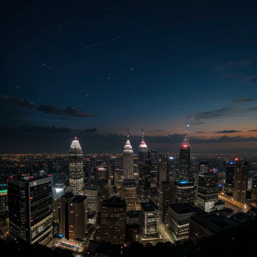 Kuala Lumpur city view, happy new year. Superclear photo uhd