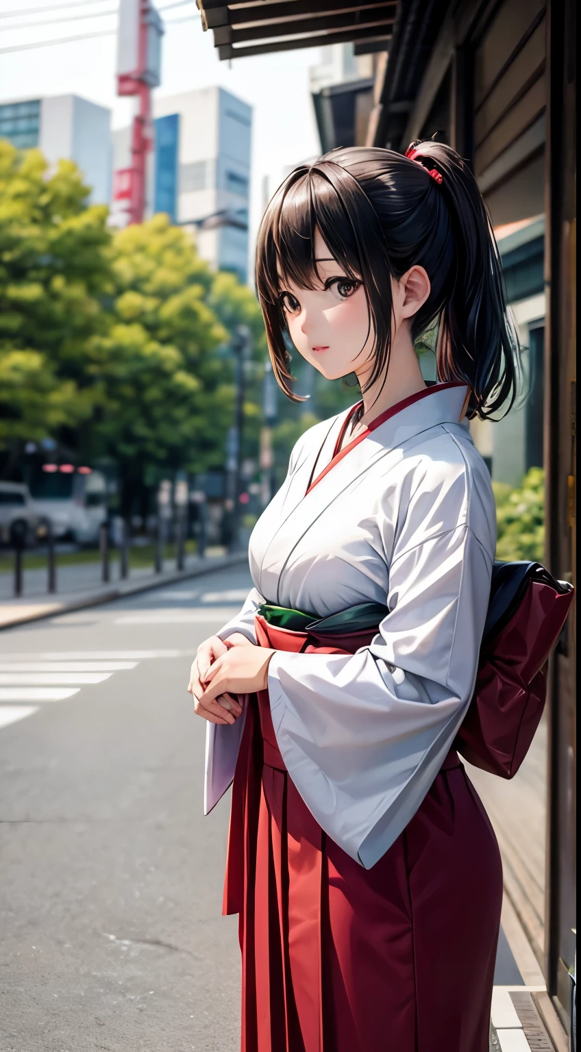 Japanese girl, in Tokyo scenario, ultra realistic, best quality