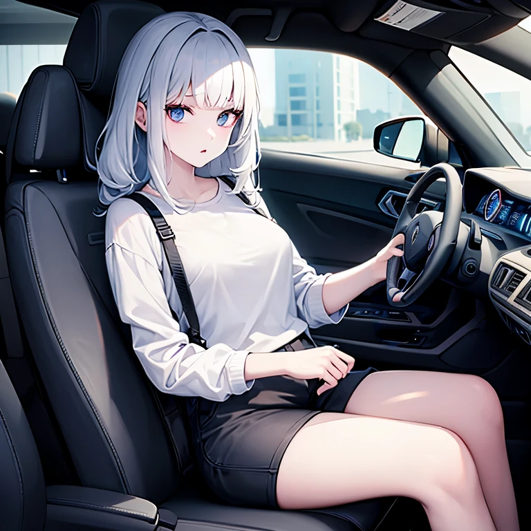 Lamborghini steering wheel and dashboard