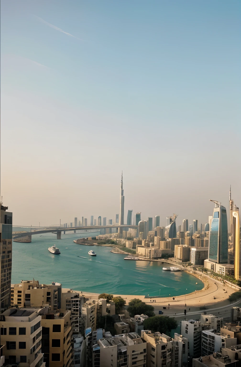 City scape, middle east, arab, capital city, coastline