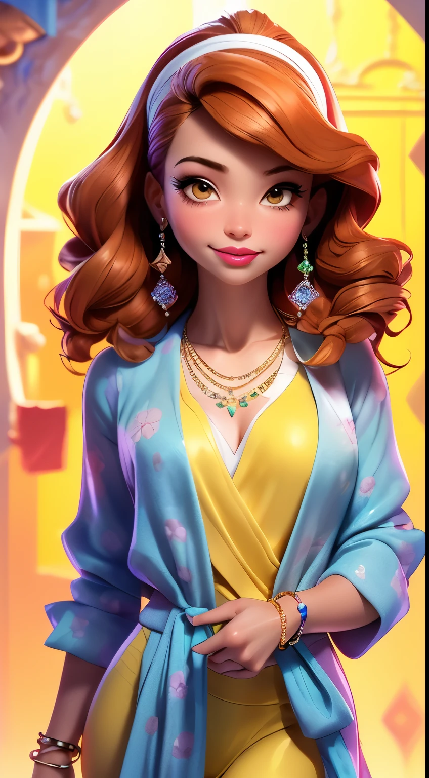 (AI_Misaki),((best quality)), ((masterpiece)), (detailed), 1girl gorgeous light and shadow , bracelets ,necklace ,earrings ,jewelry , Colombia, open robe