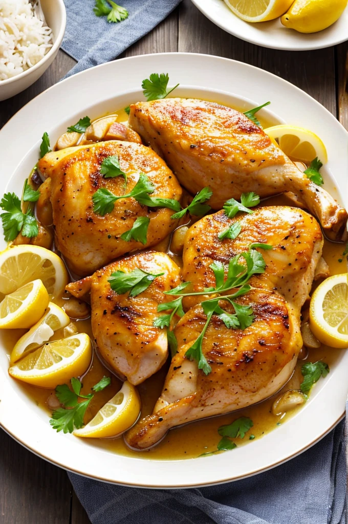 Chicken in Lemon Sauce