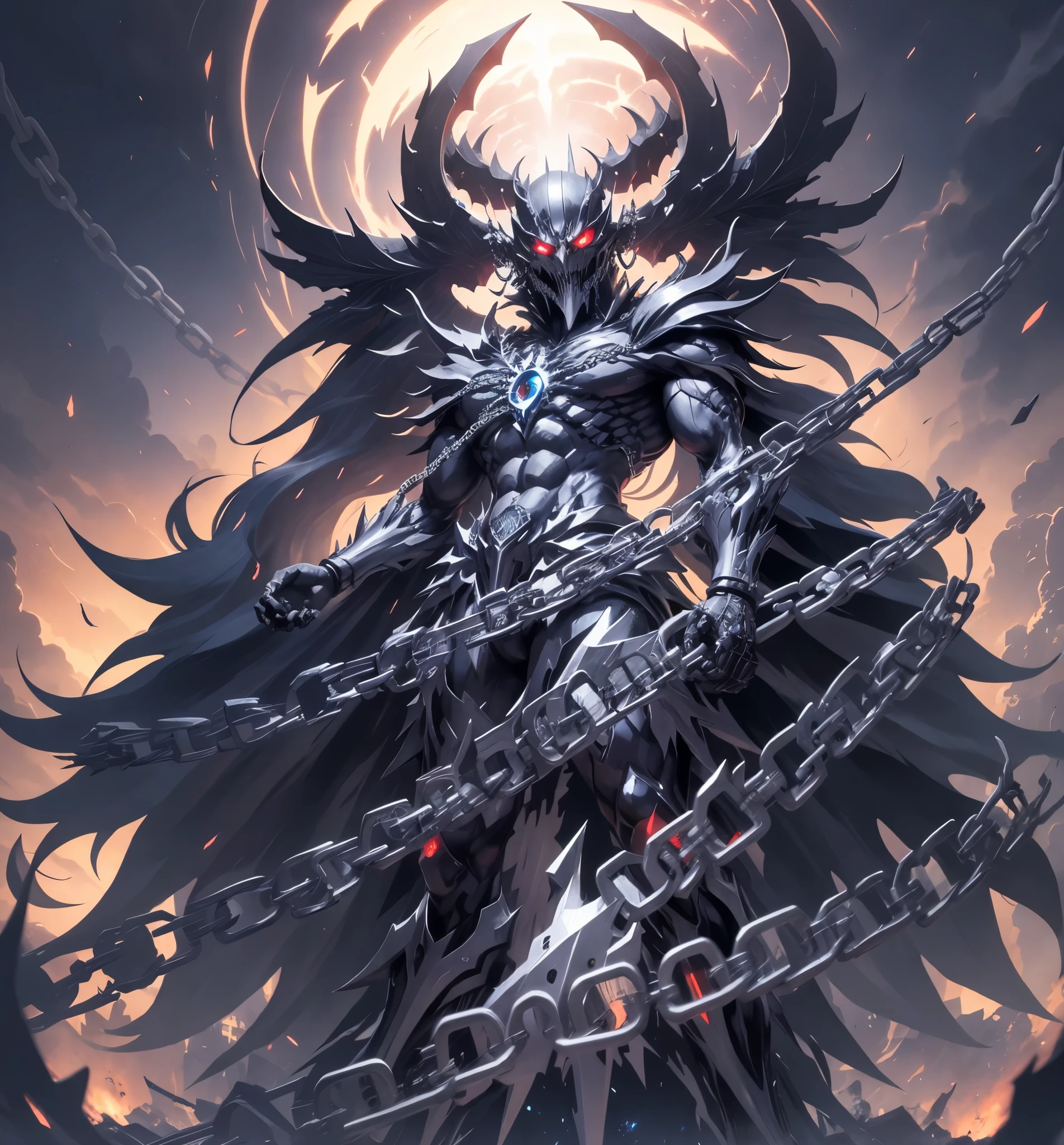 "The_Tall_Knight: A majestic and powerful young man standing tall in shining armor, commanding respect and fear. Detailed armor embellished with intricate designs and engravings. Piercing eyes radiating determination and strength. Surrounded by a mystical aura, amidst a backdrop of swirling mist and moonlit skies. Deep shadows and dramatic lighting enhance the air of mystery. Immersed in a vast fantasy world, ready to embark on epic quests and vanquish formidable foes."