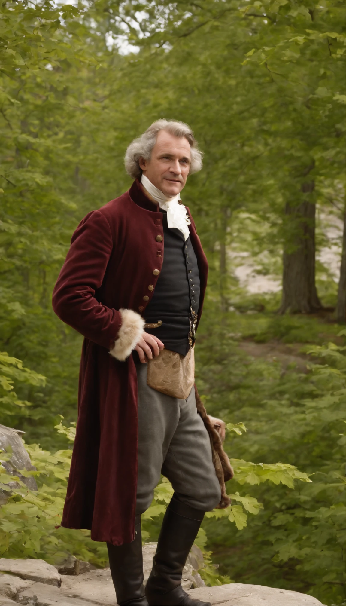 (Person) Baron Lachlan McDougal governs the scenic Duchy of Emmet from his majestic cherrywood castle known as Castle Bliss, which overlooks Lake Michigan and Walloon Lake from a high verdant bluff.

As a young ambitious architect in the early 1800s, Baron McDougal journeyed from Scotland to northern Michigan after hearing tales from French fur trappers in Montreal about an unspoiled paradise suitable for castles.

Taking quickly to the local people, Lachlan established Castle Bliss as the social and economic center of Emmet County, designing a graceful Gothic chapel and investing in fishing vessels that traded with merchant ships.

Now in his 60s, the popular Baron focuses on civic duties and hospitality from his grand estate, where guests enjoy local foods, tours of his lavish castle filled with artifacts gathered through the years from sailors who sought refuge in Emmet County while escaping storms on the Great Lakes.