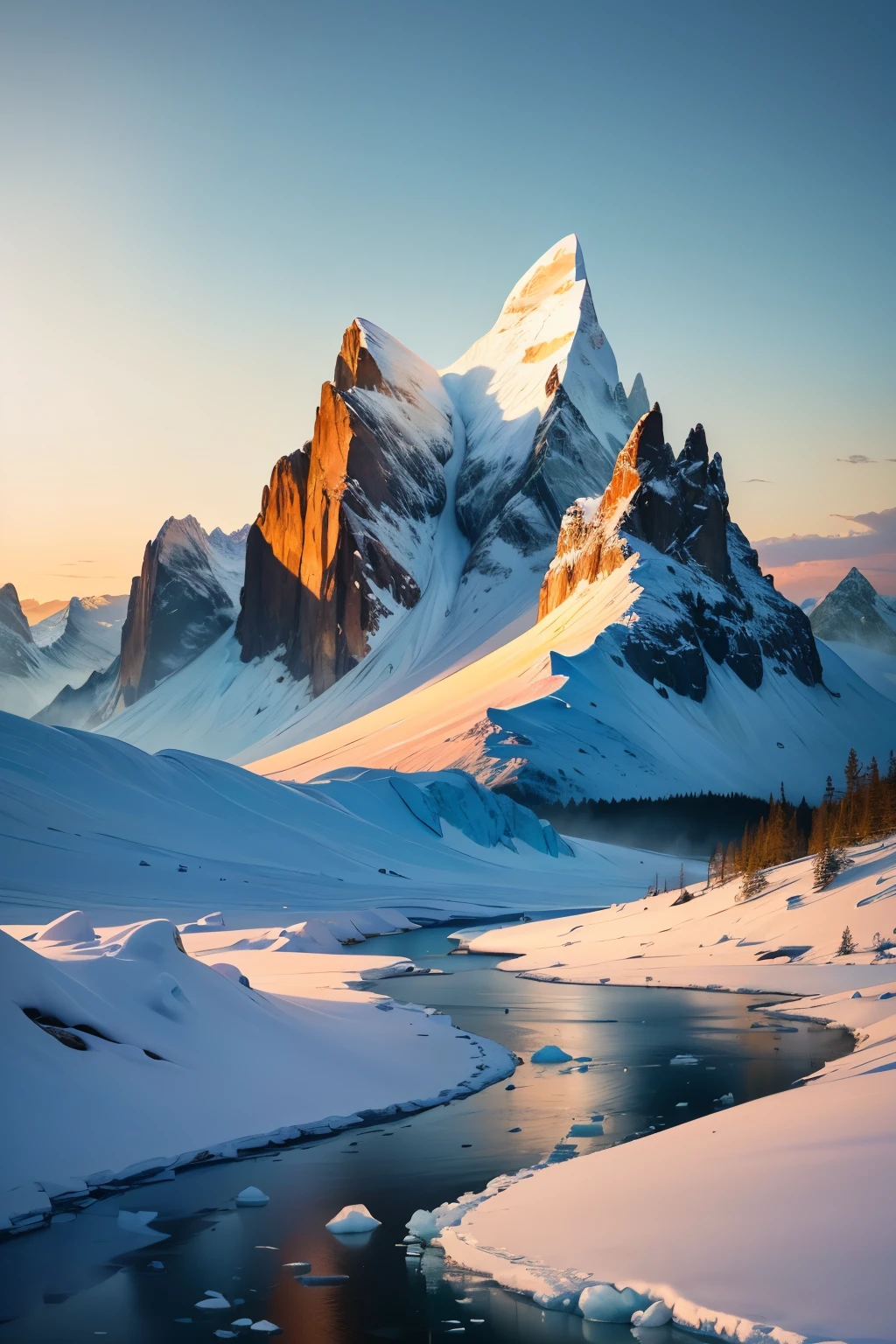 Ice landscape