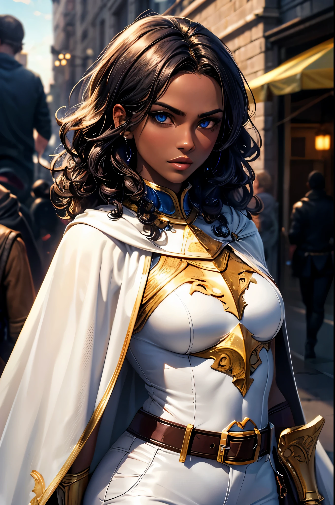 ((best quality, masterpiece, 1.2), (darkskin, dark skin), (perfect face),