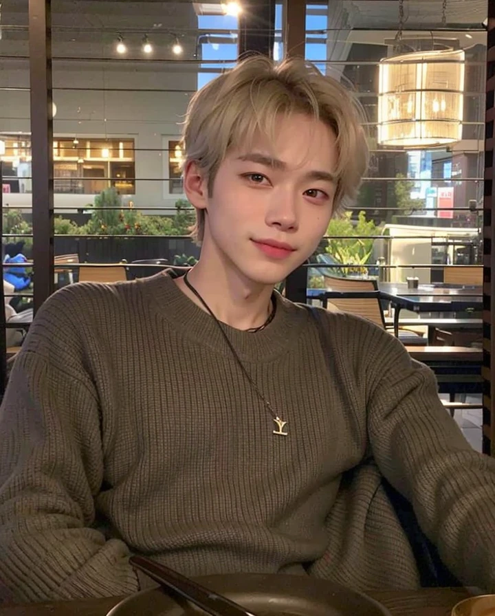 Hay un hombre en una selfie y con una leve sonrisa en los labios........, Jung Jaehyun, Wan adorable cara coreana, 1 7 - thin-faced child Doyoung, Jimin\swollen right eyelid, ojos realistas, sin imperfecciones, tommy 1 6 years old,s del grupo NCT, he is about 2 0 years old, he is about 20 years old