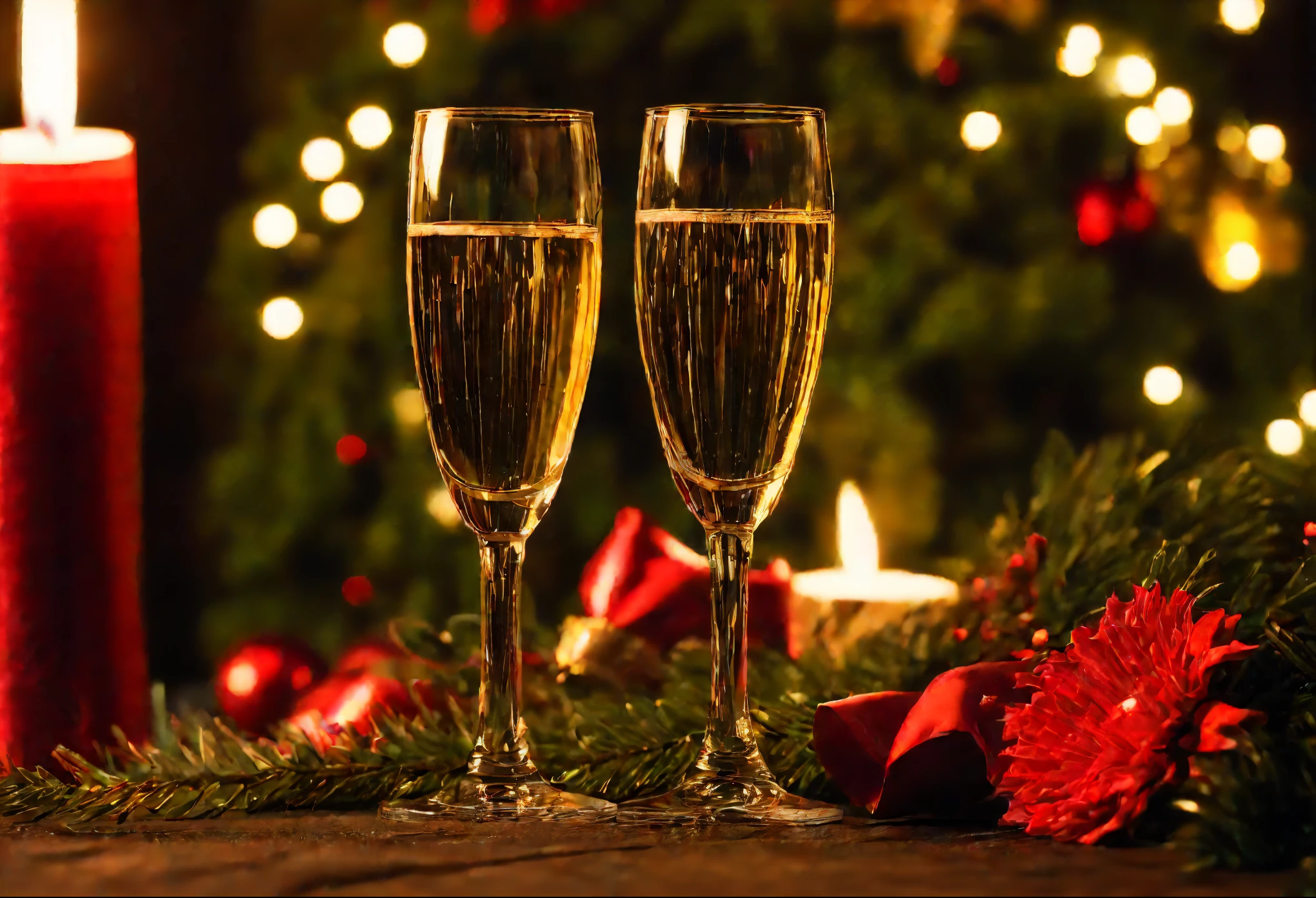 Under the chimes, the clinking of glasses, the New Year is coming.  And as if in the best of finals, May the year bring us happiness.  And let the hungry become full, the rich share goodness