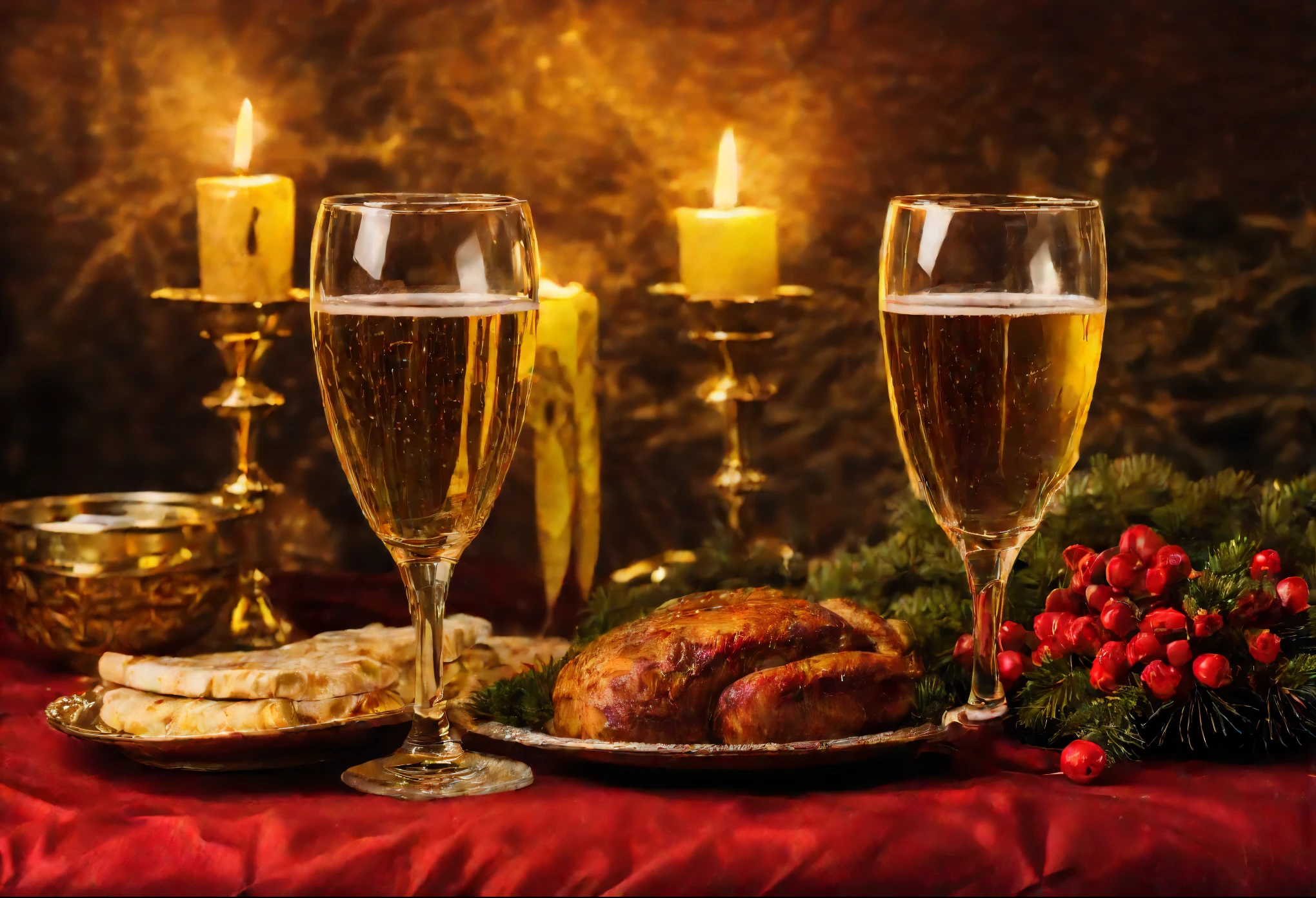 Under the chimes, the clinking of glasses, the New Year is coming.  And as if in the best of finals, May the year bring us happiness.  And let the hungry become full, the rich share goodness
