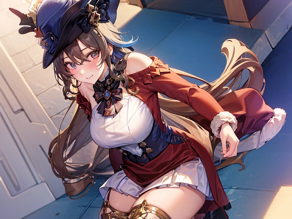 ((masutepiece, Best Quality, hight resolution, Perfect Pixel, 4K)), multiple girls, 2girls, full body seen, ((Beautiful eyelashes, Realistic eyes)), ((Detailed face, Blushing:1.2)), ((Smooth texture:0.75, Realistic texture:0.65, Photorealistic:1.1, Anime CG style)), Dynamic Angle, Perfect body, ((Santa Claus Costume, Red knitted hat, red and white off shoulder sweater, red and white flared skirt, Black garter stockings, Shy smile)) BREAK navia (genshin impact), BREAK clorinde (genshin impact)