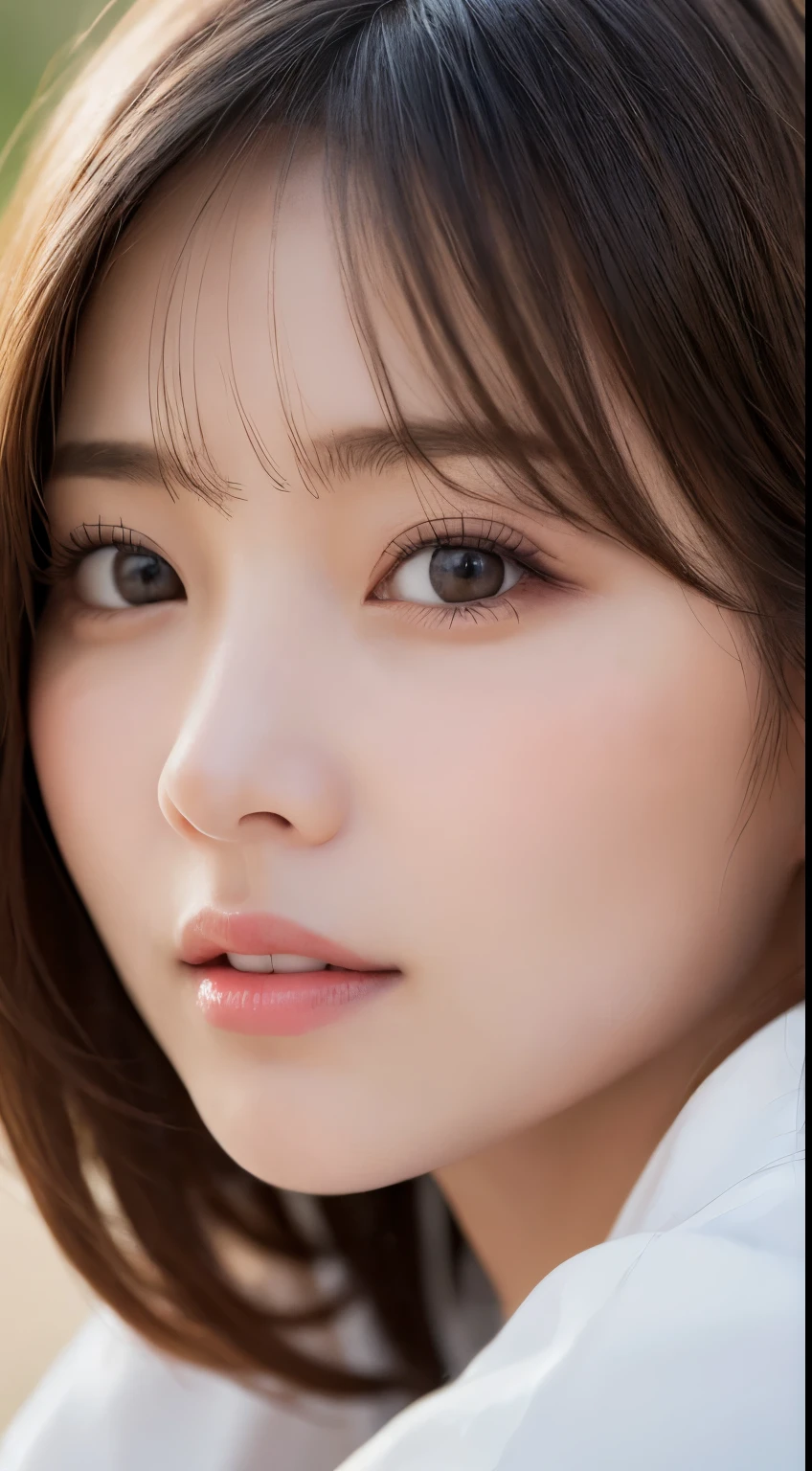 masutepiece, Best Quality, Illustration, Ultra-detailed, finely detail, hight resolution, 8K Wallpaper, Perfect dynamic composition, Beautiful detailed eyes ,Sexy face,Face feeling ecstasy,Face at the peak of sexual arousal,excited face from ,Blur the background,beautifull detailed face,Slender face,gal make,Cute,sexy pose,Close your eyes、Look up,Classy face,Raw photo,KPOP Idol Face,Japan Idol Face,cute face beautiful detailed face,Perfect and beautiful face