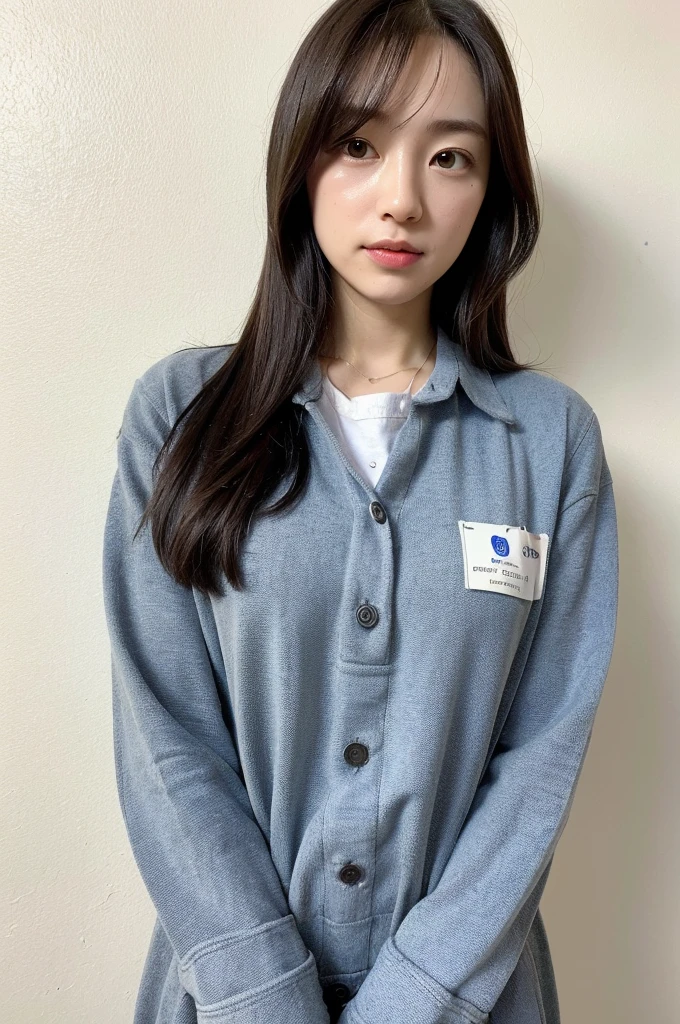 ((Full body)), Ultra-realistic capture, Highly detailed, high resolution16k closeup of human skin. Skin texture must be natural, With enough detail to finely identify pores. Skin should look healthy, In a uniform tone. Use natural light and color, striated hair, striated hair, Long hair, ((Full body)), Stand against the wall, From above,UHD, retinas, masutepiece, ccurate, Anatomically correct, Super Detail, Textured skin, high details, High quality, Best Quality, hight resolution, 1080p, hard disk, 4K, 8K