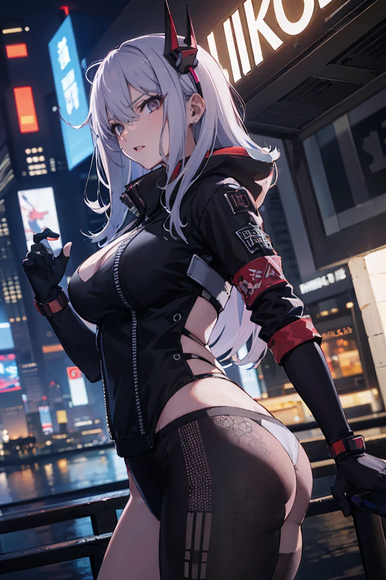 garota de anime com roupa preta com orelhas e cauda de gato, badass anime 8 k, Melhor Anime 4K Konachan Wallpaper, garota anime cyberpunk, estilo anime 4K, female garota anime cyberpunk, garota anime cyberpunk mech, from s da linha de frente, arte digital do anime cyberpunk, detalhes finos. meninainha de frente, arte cyberpunk anime, por Shitao