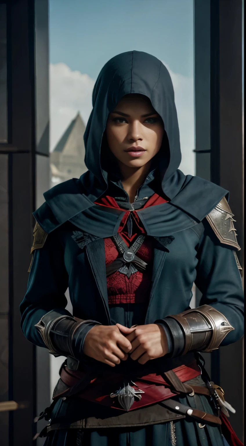 Assassin's creed, filles belle, vetement moulante, tissu usée, fond d'écran, L’apocalypse,detailed, portrait