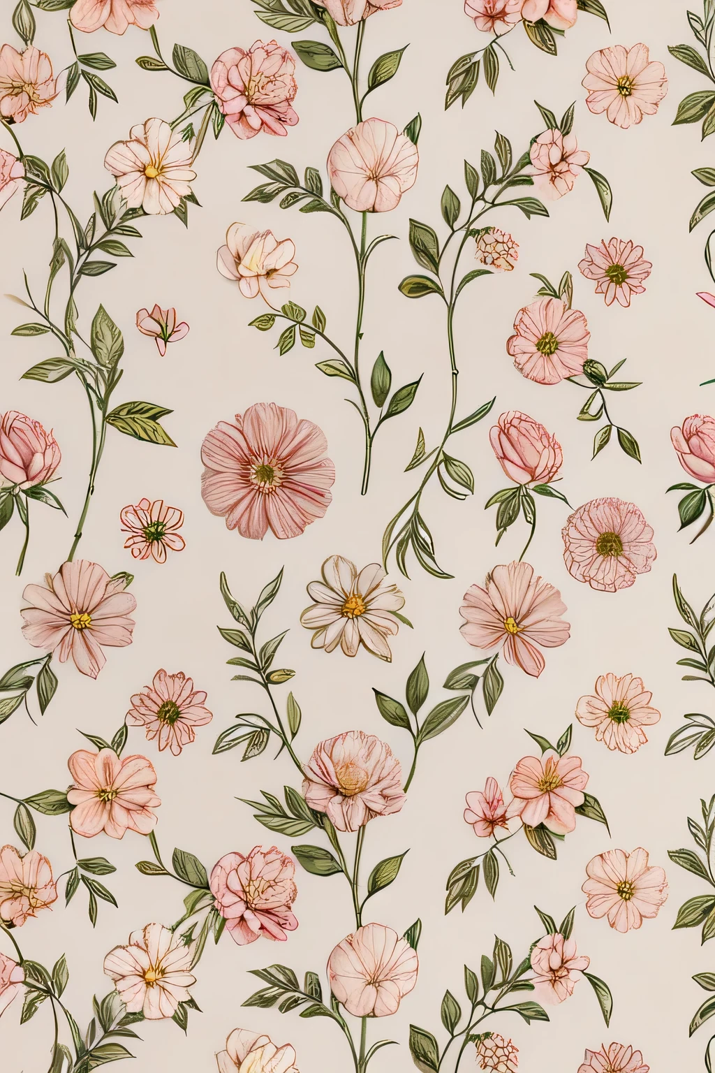 Flower Design Botanical Floral Pattern