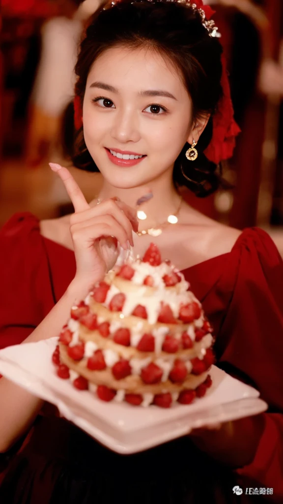 (On a table, Best quality at best, realistically, ultra - detailed, meticuloso, A high resolution, 8k wallpaper), Close-up portrait of a beautiful woman, Chariada, Smiling, light brown messy hair, Perfect dynamic composition, 美丽meticuloso的眼睛, Just like the cover of a fashion magazine, On campus