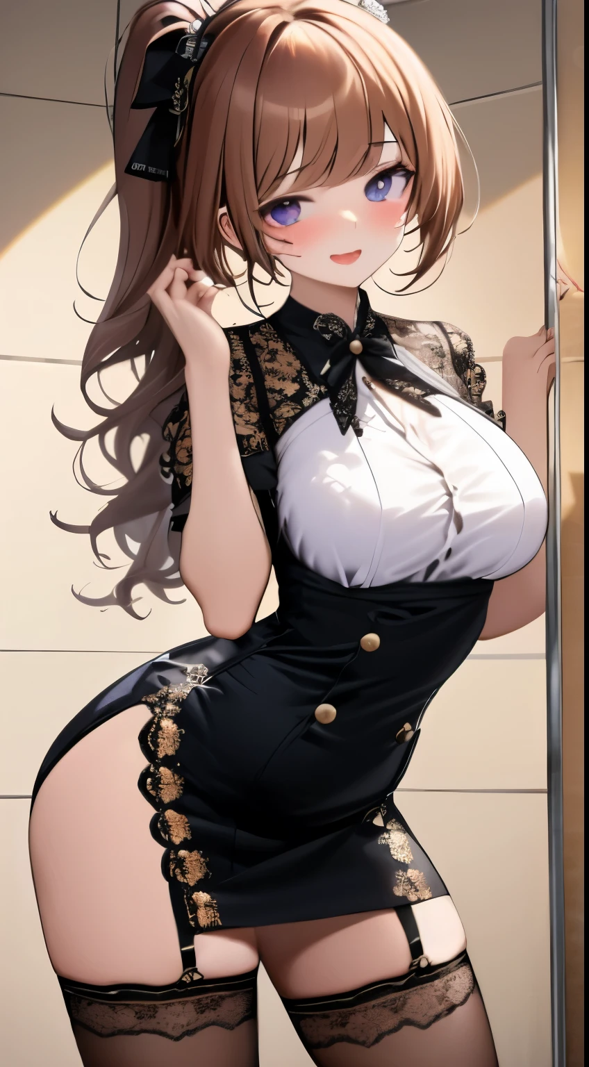 attractive beautiful、hostess dresemale supervisor、Women's shirts、Tight-fitting dresses、depraved、Dark、、lace hose、lacy fabric、Beautiful leg lines cleansing makeup,lewd poses,raise,,,A thousand flavors,diversity,rainbowing,