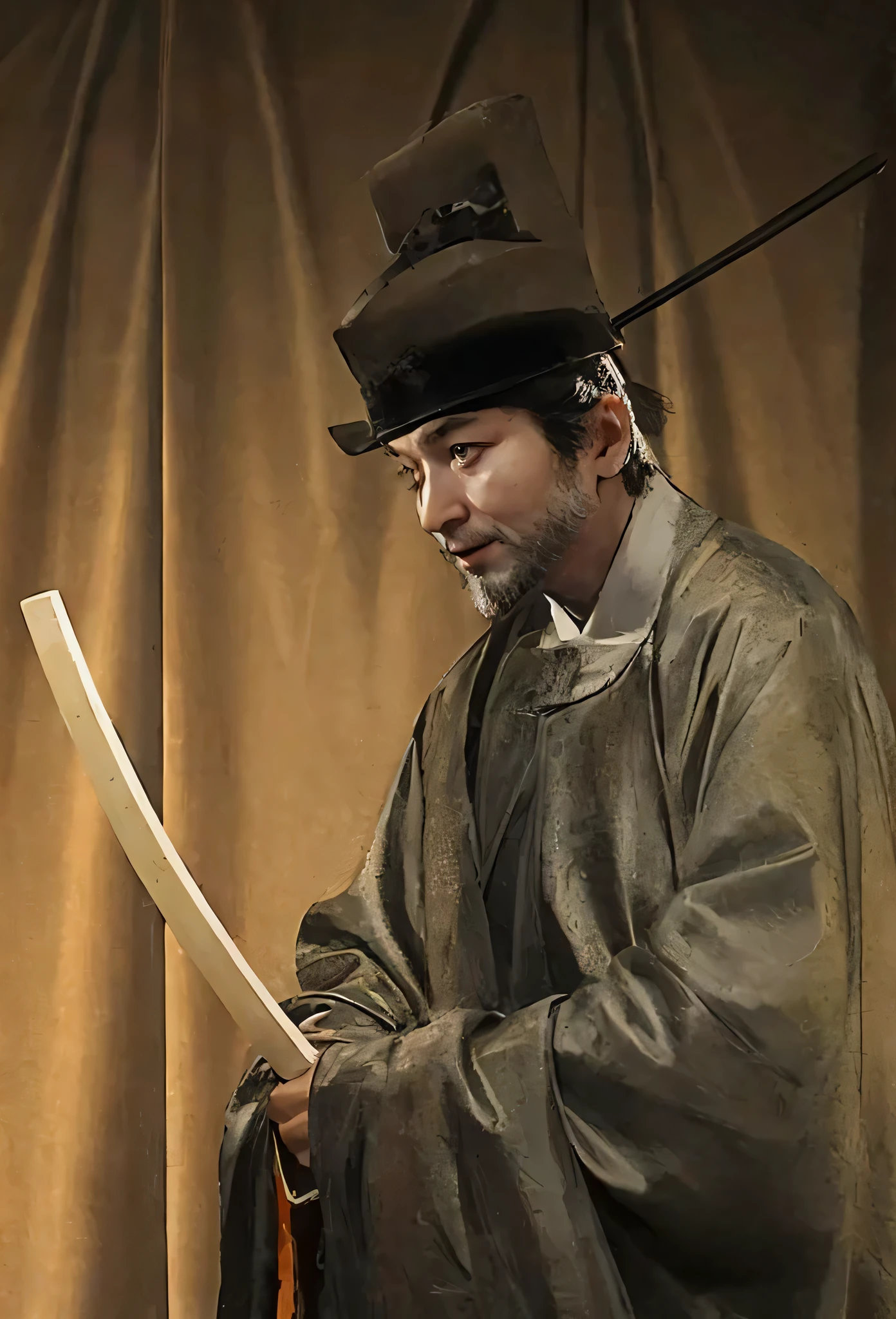 Ancient Chinese official uniform，Antique clothing，Hanfu，middle aged man，fifty year old man，sixty year old man，Insidious and cunning，akechi，The eyes are fierce，French-German man in black robe holding sword in front of curtain, Inspired by Shin Saimdang, history drama, 灵感来自surname徽宗, Wearing ancient Chinese clothes, Hanfu, Inspired by Emperor Xuande, Shin Jung-ho, high drama, inspired by Gu An, surname, Historically accurate，Inspired by Shin Saimdang, Hiryu, history drama, Kwak Ji-young, Shin Jung-ho, inspired by Gu An, inspired by Yang Borun, hong soonsang, from the three kingdoms, Inspired by Shin Yoon-bok, robot aristocrat, Inspired by Yoon Doo Ri