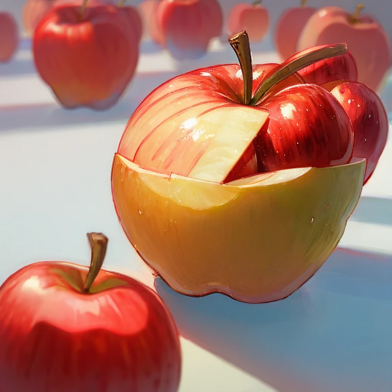 an apple
