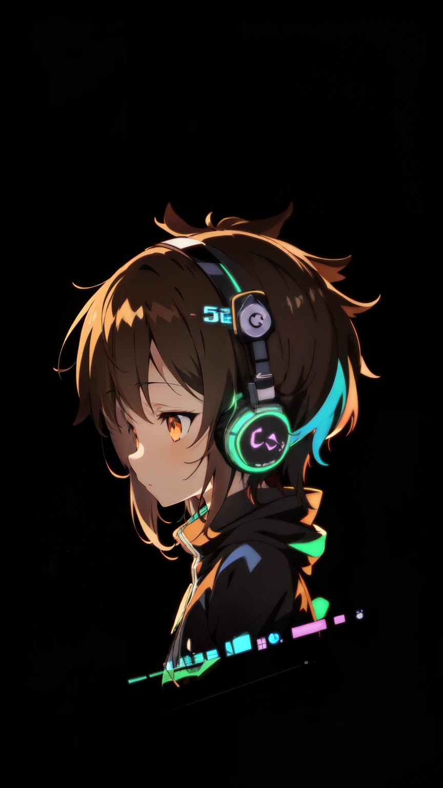anime girl with headphones and glowing eyes looking at a computer, anime style 4 k, anime moe artstyle, nightcore, 4k anime wallpaper, anime wallpaper 4k, anime wallpaper 4 k, anime style. 8k, with headphones, anime art wallpaper 4k, anime art wallpaper 4 k, anime art wallpaper 8 k, high quality anime artstyle