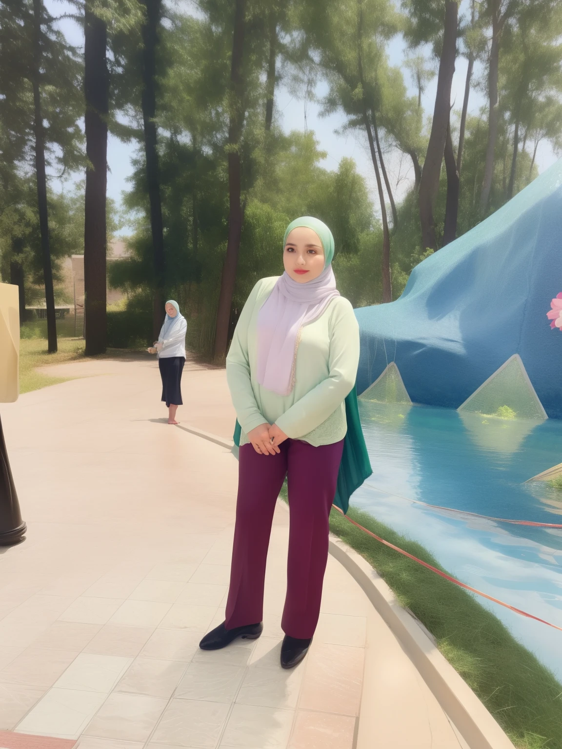 ((MALAY HIJAB GIRL)), 58 years Old, Hijab Indonesian mature woman, Flat Tits : -0.1, ((FLAT CHEST)), ((TIGH DRESS)), ((UNDRESS)), ((GREEN LIPS)), ((TRANSFARENT)), ((GREEN LACE)), ((HAIRY )),