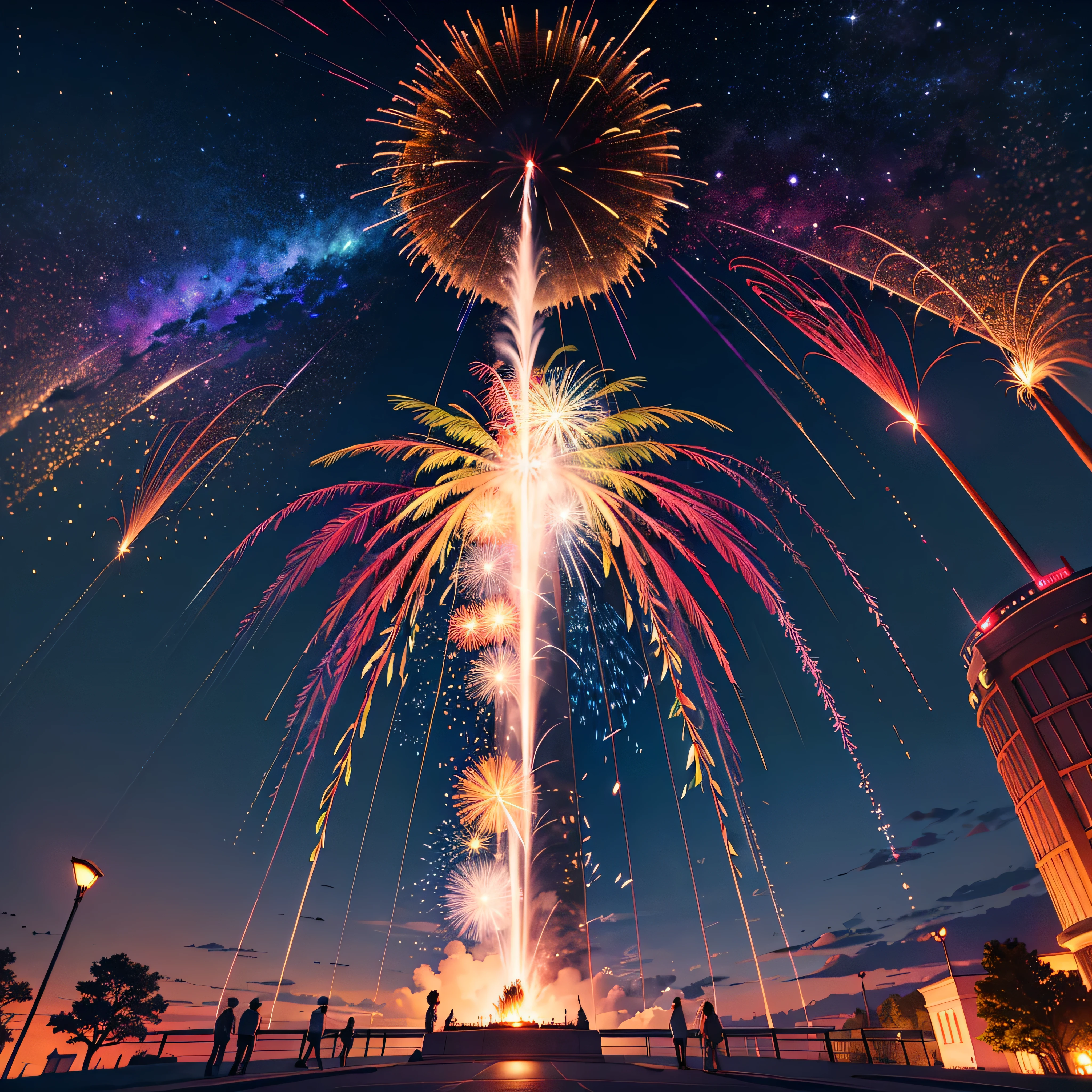 galaxy colorgalaxy spacious nebula dark _night_sky (Splendid fireworks bloom in the dark night sky background) sunrise ultra Masterpiece fireworks Colorful_fireworks Envision cityscape bridges adorned patriotic lights fractal fireworks bursting overhead creating dynamic interconnected celebration beholder sundrop Cinematic_moonlight Will-o'-the-wisp ultra_high-def ultra_Photo-realistic optimal ultra_high-quality opengl-shaders ultra_high-details accurate reflex ultra_high-res perfection volumetric lightning improved Octane_rendues UHD XT3 DSLR HDR 3dcg shadow analogiques extatiques symmetrical onyx rubis summon milkweed floraison invoque viceroy magic incandescente creature CGSCOSITY butterfly Cristallines Monarch flash blow glow opale lava Tourmaline plasma "Niagara Falls" hearth monster Fire Blast Flame luminescence graduate backlight varied multi etc. --s 1000 --c 20 --q 20 --chaos 100