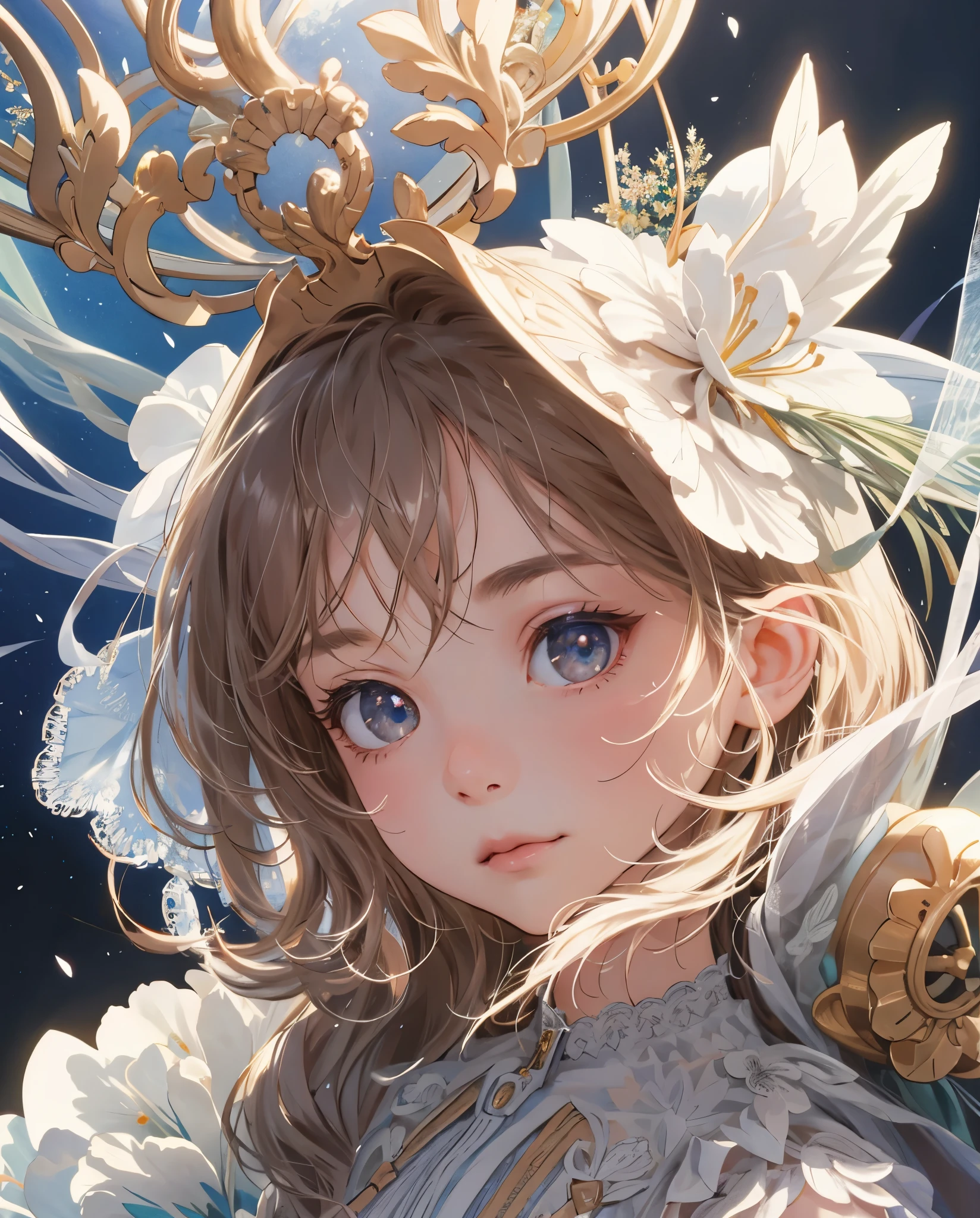 (extremely delicate and beautiful:1.2), 8k ,(masterpiece:1.0),(best_quality:1.0), 1girl, complex details, enlarged textures, complex details, finely detailed eyes and detailed face, intricate details, (closed mouth), perfect eyes, equal eyes, perfect body, extremely detailed, (Child), extremely realistic 3d