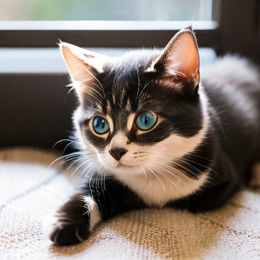 a cute little cat