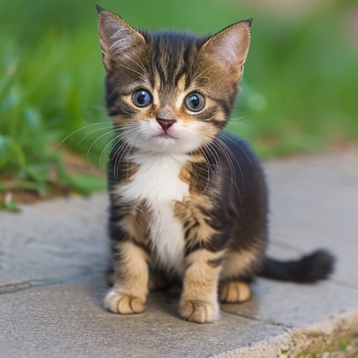 a cute little cat