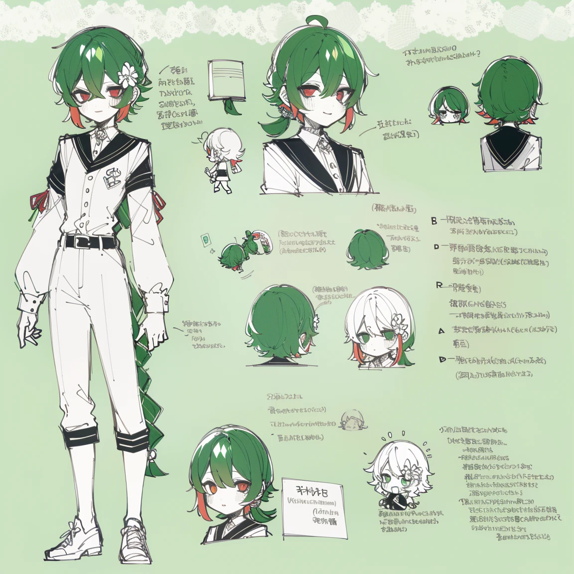 2 d anime style, anime art style моэ, Jazz & Increased, cute art style, Иллюстрация in anime style, anime girl, Author: Kamagurka, at pixiv, pixiv style, pixiv, in anime style, anime art style, Full Body Commission, 1girl in, ((Character information)、(Chara Leaf)、Type sheet, Character Sheets, Three types,Shot Full Body,Game Character Design,Colorful, Bright, hairlong, shoulder-length hair, baseball uniform