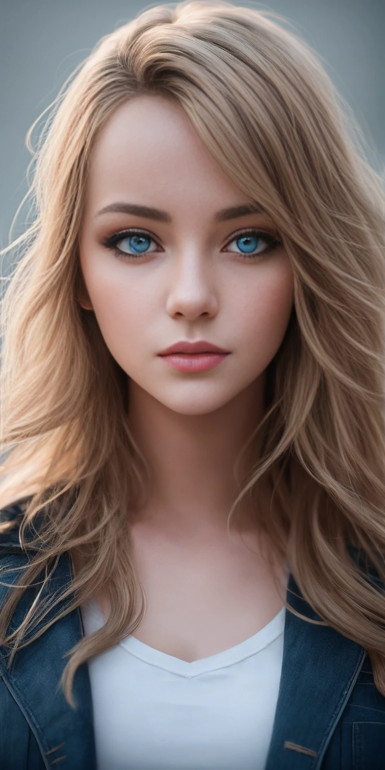 Female, standing, straight, (masterpiece), maximum quality,  absurdres,award winning photo, extremely detailed, amazing, fine detail, extremely detailed eyes and face, by lee jeffries nikon d850 film stock photograph 4 kodak portra 400 camera f1.6 lens rich colors hyper realistic lifelike texture dramatic lighting unrealengine trending on artstation cinestill 800 tungsten, beautiful rud_woman, a woman with long blond hair and blue eyes ,perfect rud_face, perfect rud_body