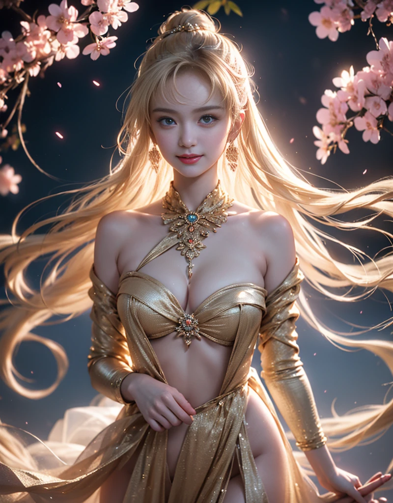 tmasterpiece,Highest image quality,super detailing,Best quality at best ,Extremely Delicately Beautiful, Very meticulous,Best quality at best, offcial art, extremely detaild的 CG unified 8k wallpapers, portrait photo of, The most beautiful look,blond hair blue eyes,Radiant skin and radiant eyes, pretty skin,(Detailed lighting:1.2), (Beautiful and detailed light:1.3), deep understanding, beautiful color, iintricate, digitial painting, smooth private parts, Focus sharp, The end of the world, Epic reality,looking at the camera in, (HighDynamicRange:1.4),facing at the camera, (pastel colour:1.4), Beautiful big end of the world的, giving up, com cores neutras, natta, Screen space refraction, (Complicated details, ultra - detailed:1.3), art stations, Cinema lenses, vignet, the complex background, buliding,Enchanted smile,face flushed,the shy,detailed back ground,Dreamcatcher earrings,sexy and sultrybscenity exposed,s,Combing thick hasexiest look,The eyes are bright,Colul,golden nine-tailed fox,gold background,Smile gently,pubic hair very large,soft expression,Full body lesbian