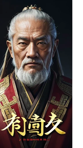 oriental、Old man wearing ancient Chinese armor、old man with ancient chinese hairstyle、three kingdom、multiple warlords、top-quality、masterpiece、超A high resolution、(Photorealsitic:1.4)、Game Posters、