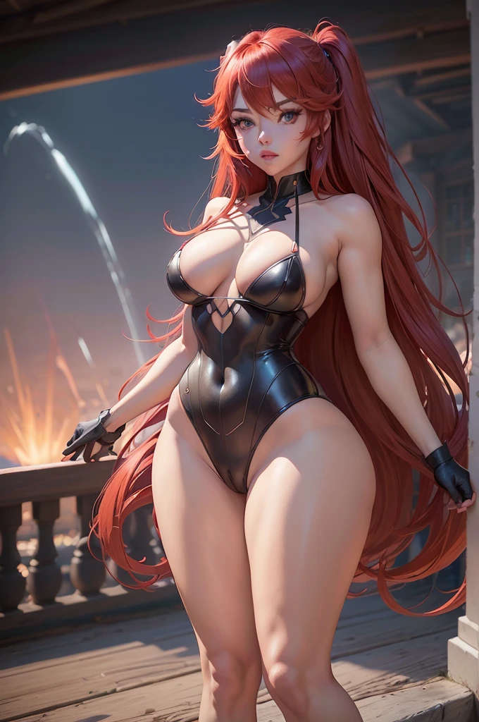 Rias Gremory. (fondo de pantalla CG 8k extremadamente detallado),(Obra maestra), (La mejor calidad), (Ultra detallado), (best  illustration),(Mejor sombra), (Delineador agudo, sombras de ojos, ojos detallados:1.1),, ,QUEBRAR, IWS2000,