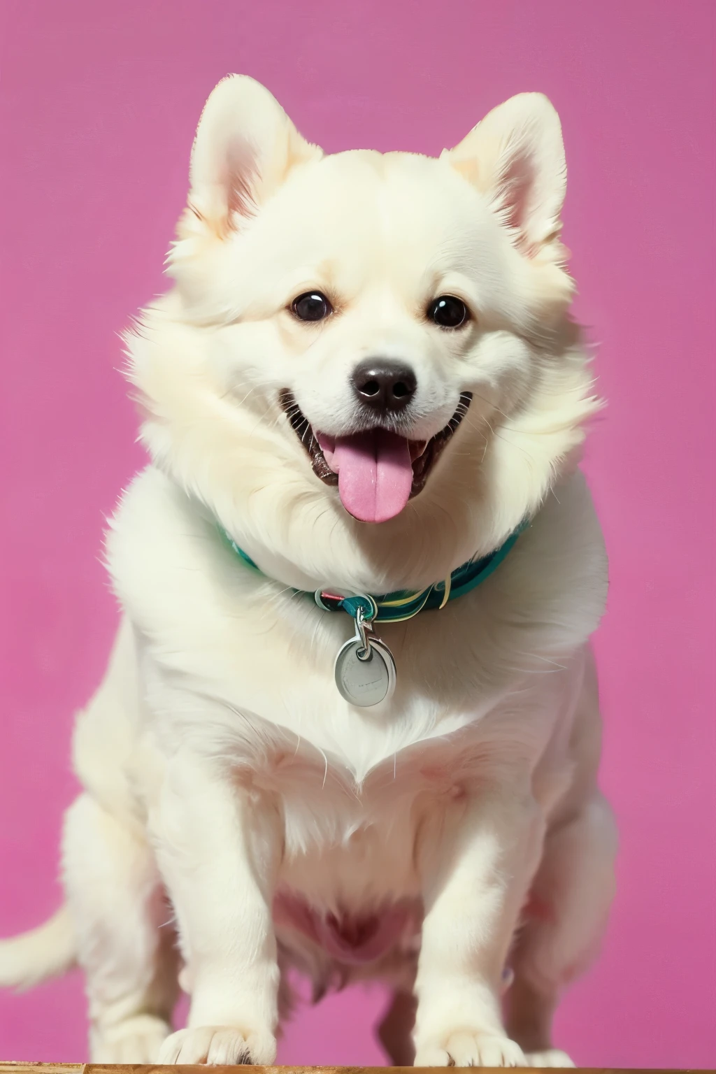 Hokkaido dogs are medium-sized dogs.、It is characterized by its thick double coat and triangular ears.。The coat has a variety of colors, including white.、There may also be a black mark on the tongue。Running figure