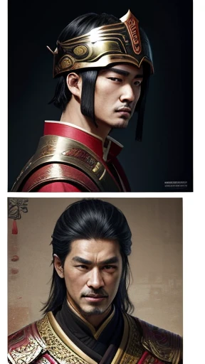 oriental、man in ancient chinese clothes、ancient chinese simple helmeted man、three kingdom、multiple warlords、top-quality、masterpiece、超A high resolution、(Photorealsitic:1.4)、Game Posters、Clear and beautiful image quality、