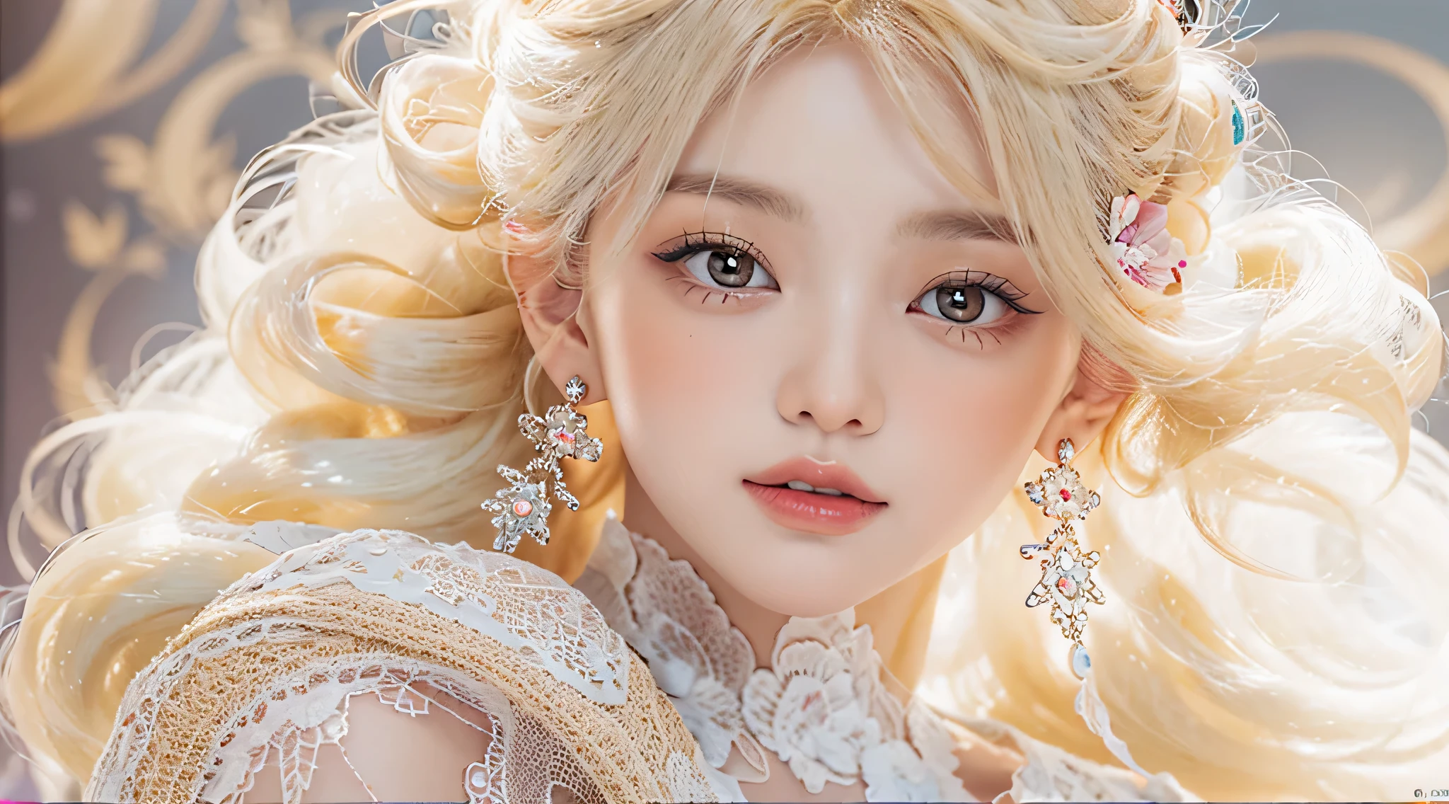(masterpiece, ultra quality, high-res, 10, intricate: 1.2), (detailed face:1.2),so pretty, Detailed skin, pores, Absurd , whimsical, [musculine],1 girl,Pastel dresses, ((Realistic)), good lighting quality, korean girl, ((pale skin)), balanced eyes,