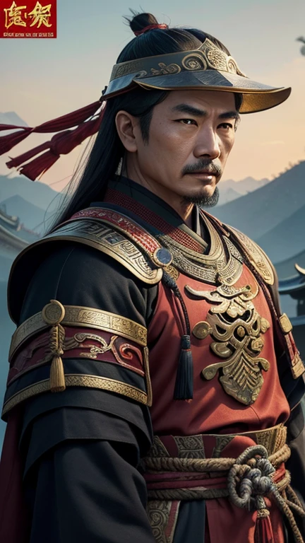oriental、man in ancient chinese clothes、ancient chinese helmet man、poorly equipped man、three kingdom、multiple warlords、top-quality、masterpiece、超A high resolution、(Photorealsitic:1.4)、Game Posters、Clear and beautiful image quality、