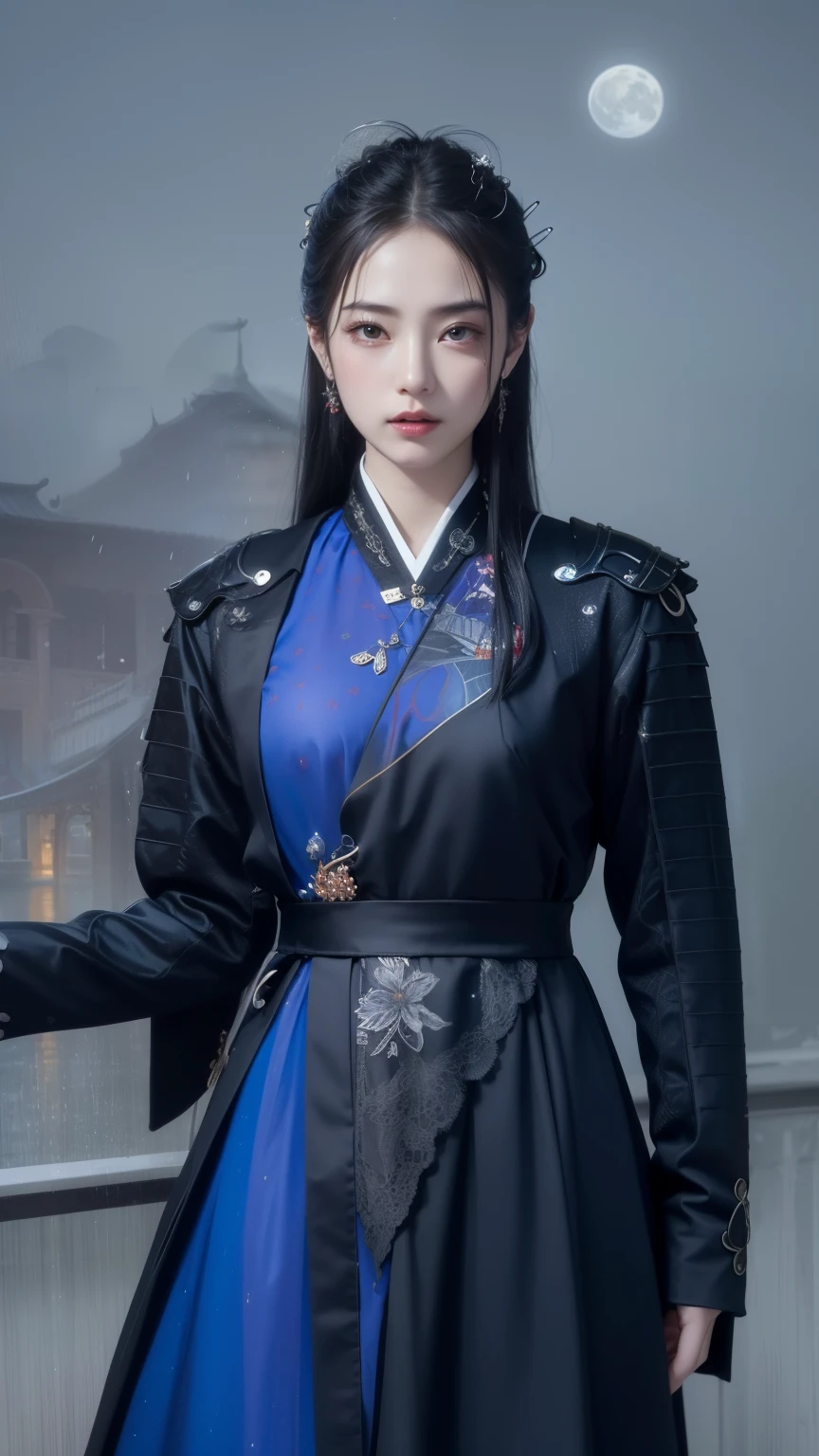 (8k, RAW photo:1.2),best quality, ultra high res,dramatic angle,(fluttered detailed color splashs), (illustration),(((1 girl))),(long hair),(rain:0.9),(hair ornament:1.4),there is an ancient palace beside the girl,chinese clotheocus on), color Ink wash painting,(color splashing),colorful splashing,(((colorful))),(sketch:0.8), Masterpiece,best quality, beautifully painted,highly detailed,(denoising:0.6),[splash ink],((ink refraction)), (beautiful detailed sky),moon,highly,detaild,(masterpiece, best quality, extremely detailed CG unity 8k wallpaper,masterpiece, best quality, ultra-detailed),(Lycoris radiata),
