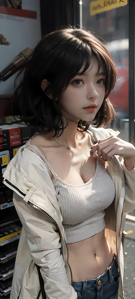 20yo woman， （masterpiece： 1.4）， （8K， reality， original photo， best quality： 1.4）， Japan， （1 girl）， beautiful face， （Real faces： 1.4）， （pink hair， short hair： 1.3）， hairstyle， Realistic blue eyes， beautiful details eyes， （reality皮肤： 1.3）， beautiful skin， Attractive， ultra high resolution， Super realistic， HD， golden ratio， （Detailed face： 1.4）， （Japan演员： estuary）， Sheer vest，粉色short hair，White透明，White，NSFW，big，big屁股强调，The nipple areola is clearly shaped，looking into camera，Sitting on the sofa，pubic shape is transparent and clear，posture（Bend your knees and legs open）