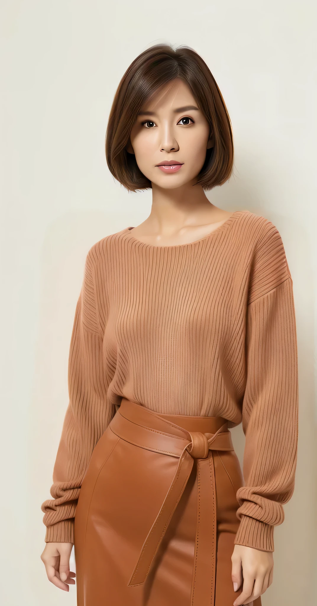 Sweaters, skirt by the,sash pouch