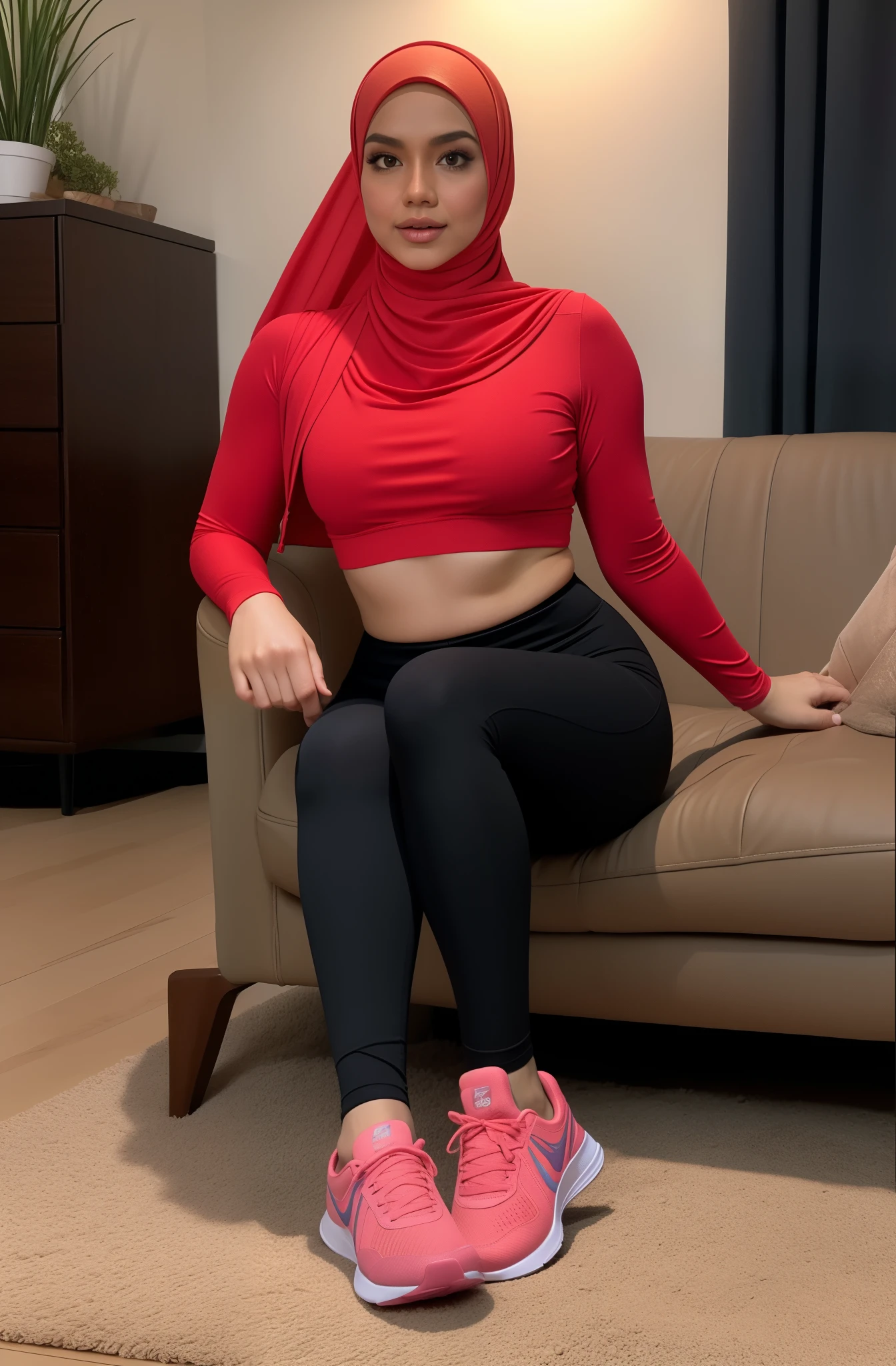 ((HIJAB MALAY GIRL)), (RAINBOW), SKINNY, FLAT CHEST, MINI SKIRT, HUGE WIDE BUTT, SKINNY, FLAT CHEST, NIPPLES , ((SKINNY)), ((HUGE WIDE BUTTS)), ((HEAVY WIDE BUTTS)), NIKE SNEAKERS, HUNG UP, FACING THE FRONT, SIT ON THE CHAIR, LEGGING, NIKE SNEAKERS , (SHELL RED SATIN HIJAB), LINGERIE DRESS, EXPERIENCED, OILY SKIN, walking on Fire, NIPPLES, (NET STOCKINGS), PERFECT FINGER, BEUTIFULL FINGER, HIG RESOLUTION FINGER, WEAR SPORT BRA, Best Quality, Ultra-detailed,