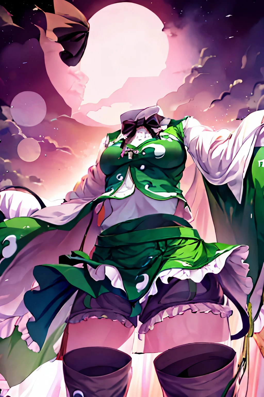 konpaku_youmu_touhou, full body, large thighs, boots, erotic, invisible