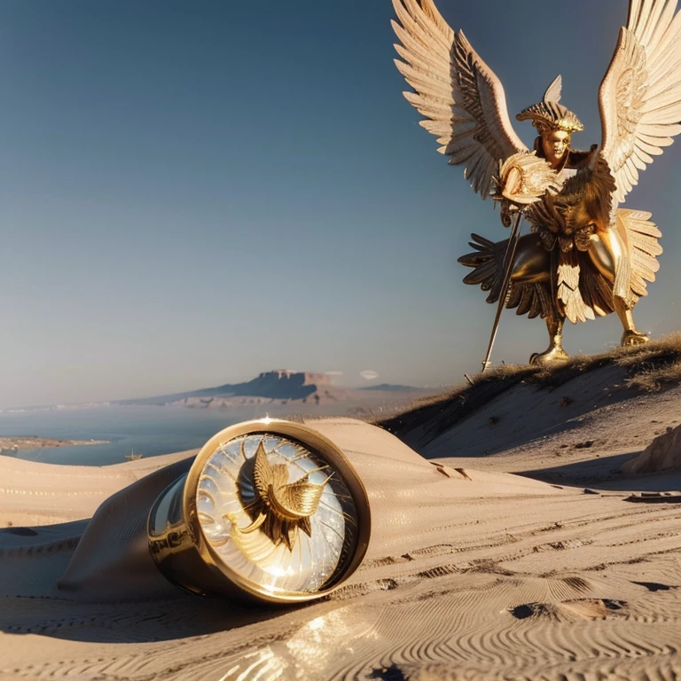 (masterpiece, best quality, 4k, dreamlike, hyperrealistic:1.35), (Ganymede castrates Zeus:1.5)