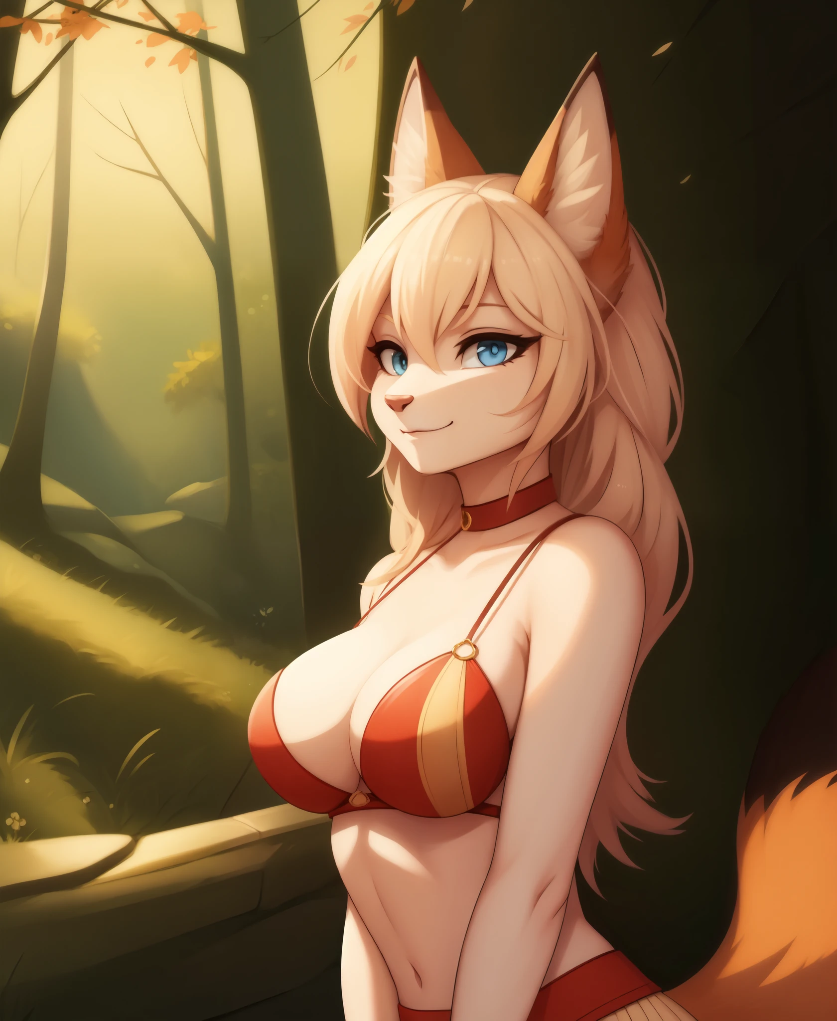 woman, fox, tall, smug, detailed, art by photonoko, personalami, f-r95, cartoon, vector art,