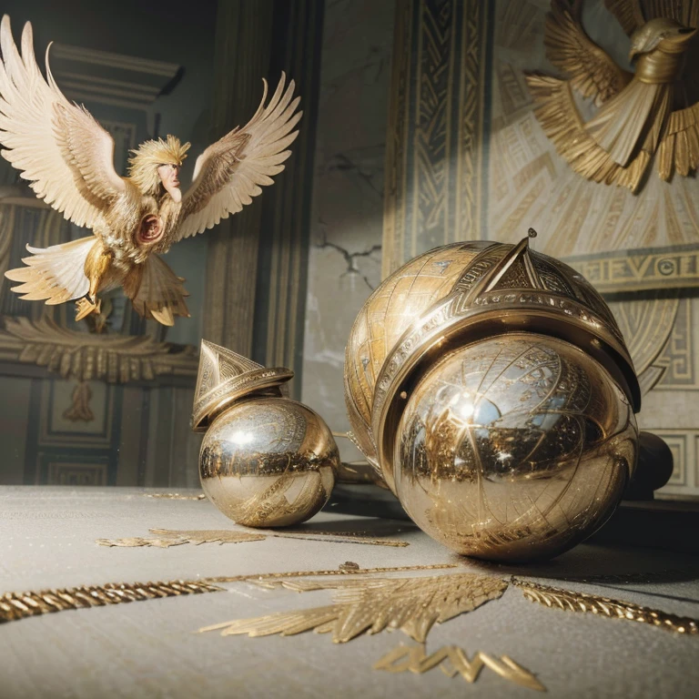 (masterpiece, best quality, 4k, dreamlike, hyperrealistic:1.35), (Ganymede castrates Zeus:1.5)