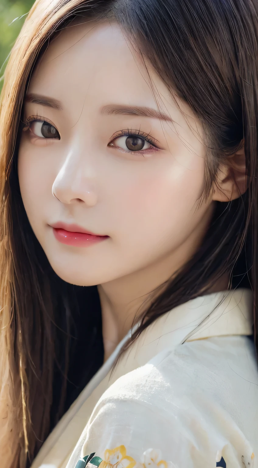 (Wear the kimono correctly,age19,no-makeup)、(top-quality,masterpiece:1.3,超A high resolution,),(ultra-detailliert,Caustics),(Photorealsitic:1.4,RAW shooting),Ultra-realistic capture,A highly detailed,high-definition16Kfor human skin、 Skin texture is natural、The skin looks healthy with an even tone、 Use natural light and color、 Anatomically correct、One Woman,japanes,,kawaii,A dark-haired,Middle hair,(depth of fields、chromatic abberation、Wide range of lighting、Natural Shading)